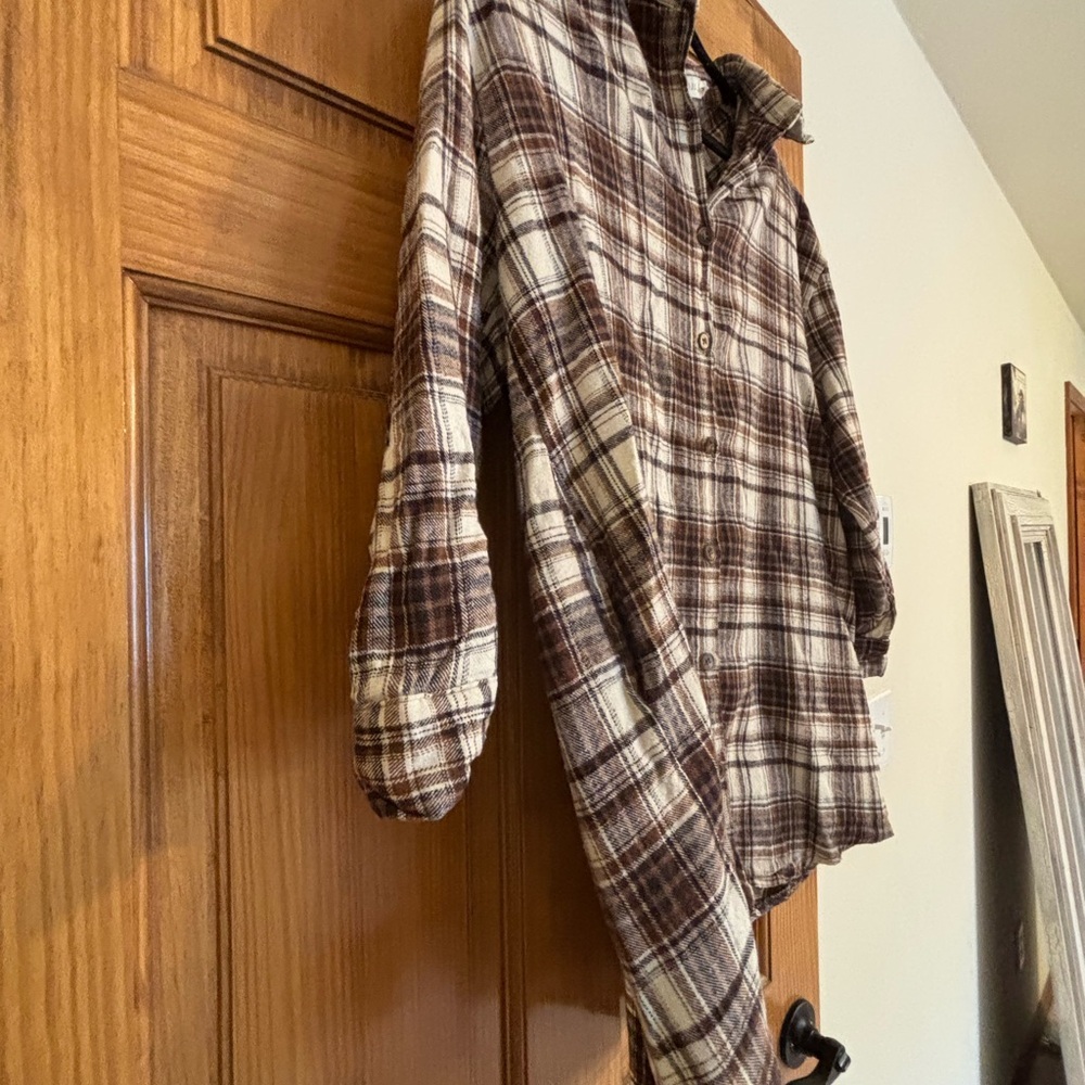 Grace & Emma Plaid Shirt Dress - Picture 3 of 4